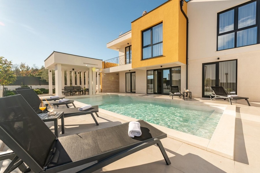 Dom z pięknym widokiem na morze w regionie Zadar, Chorwacja - Panorama Harcerska.