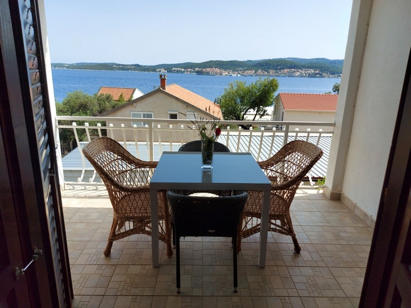 Balkon z fantastycznym widokiem na morze