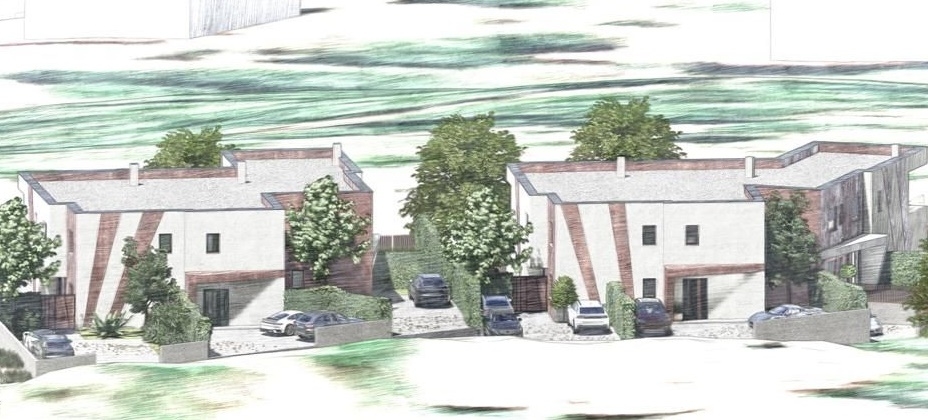 Nowoczesne domy blisko centrum w spokojnej okolicy