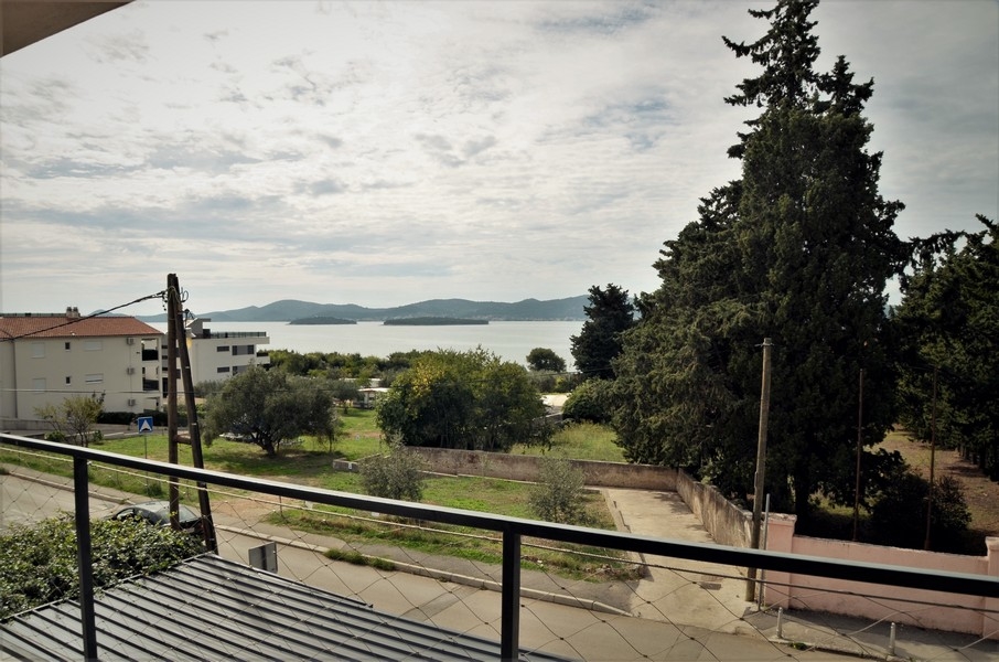 Widok na morze z domu.