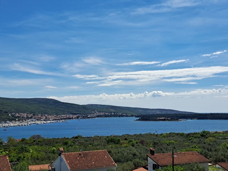 Widok na morze z nieruchomości H2595, Wyspa Krk, Chorwacja.