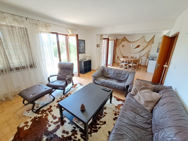 Część dzienna na parterze domu.