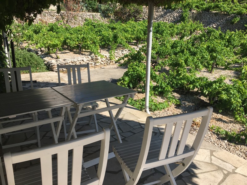 Taras ze stołem jadalnym nieruchomości H2653, Chorwacja - Panorama Harcerska.