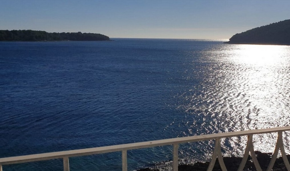 Widok na morze z willi H2684 w Chorwacji - Panorama harcerska.