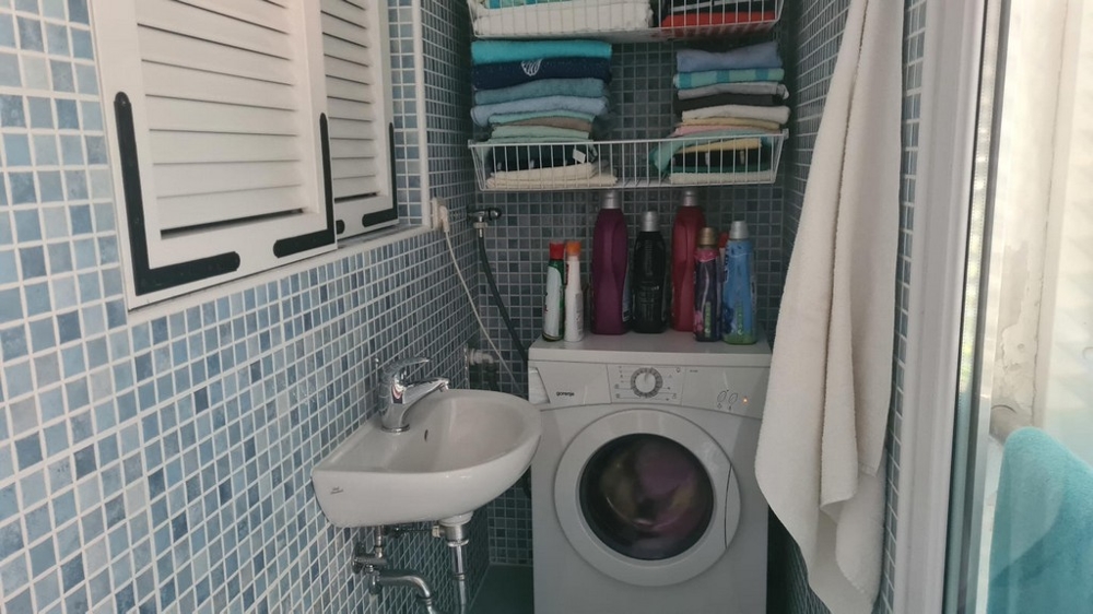 Łazienka z podłączeniem do pralki