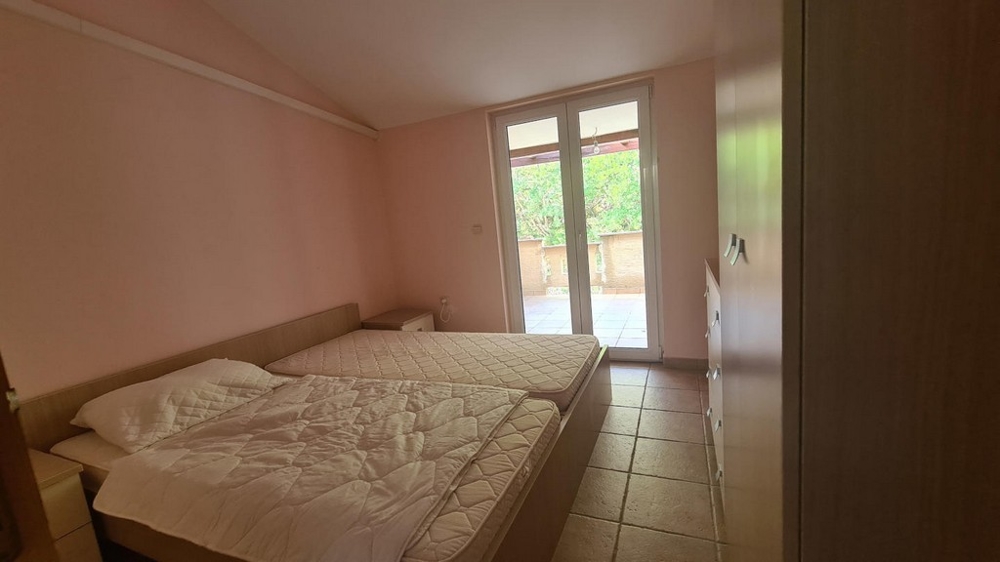 Część sypialna z wyjściem na balkon