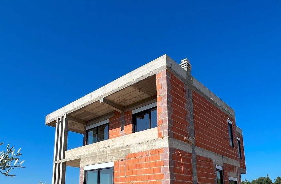 Balkon z widokiem na morze na wyspie Krk, nieruchomość Chorwacja - Panorama Harcerska