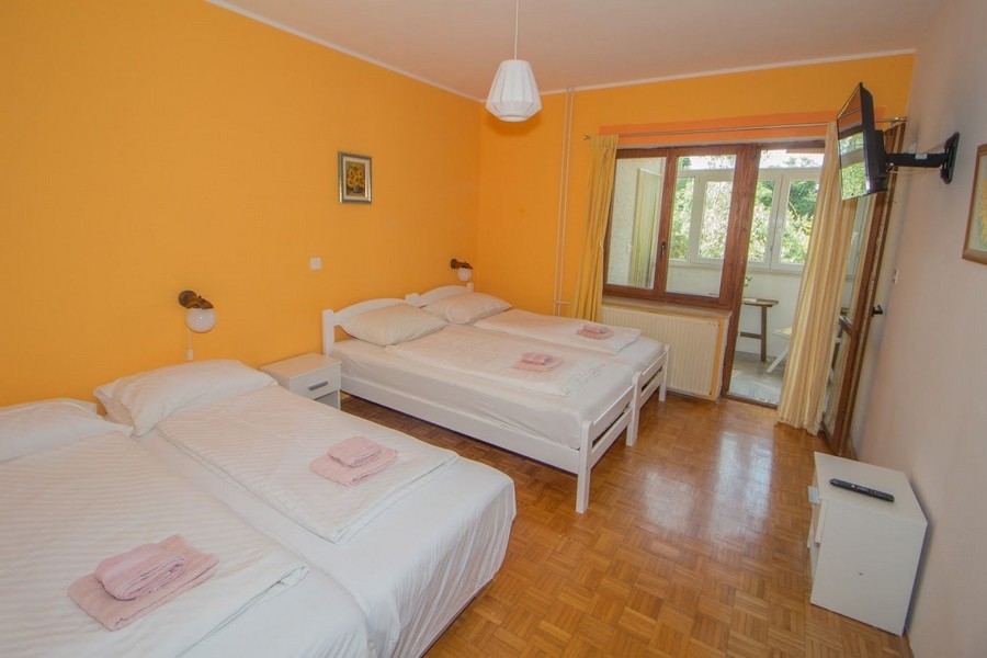 Sypialnia z trzema łóżkami, dom w Porec, Chorwacja