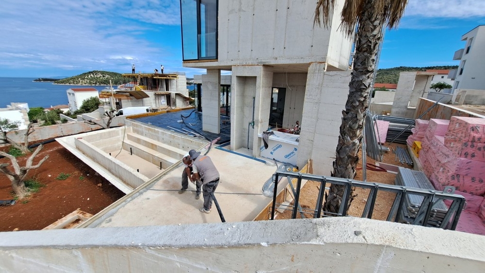 Nowa willa z widokiem na morze na sprzedaż w Chorwacji - agent nieruchomości: Panorama Scouting.