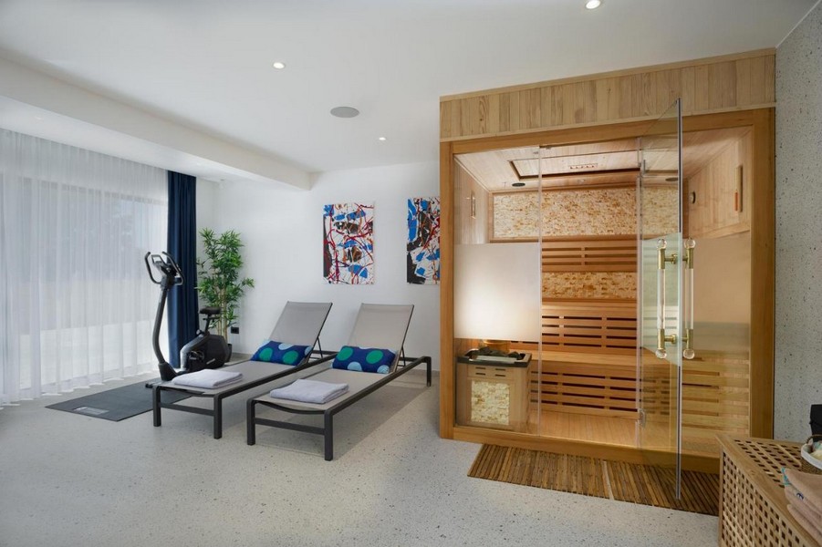 Sauna w Willi H3389 w Chorwacji - Panorama Harcerska.