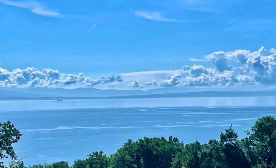 Widok na morze z nieruchomości H3434 w pobliżu Opatiji w Chorwacji - Panorama Scouting.