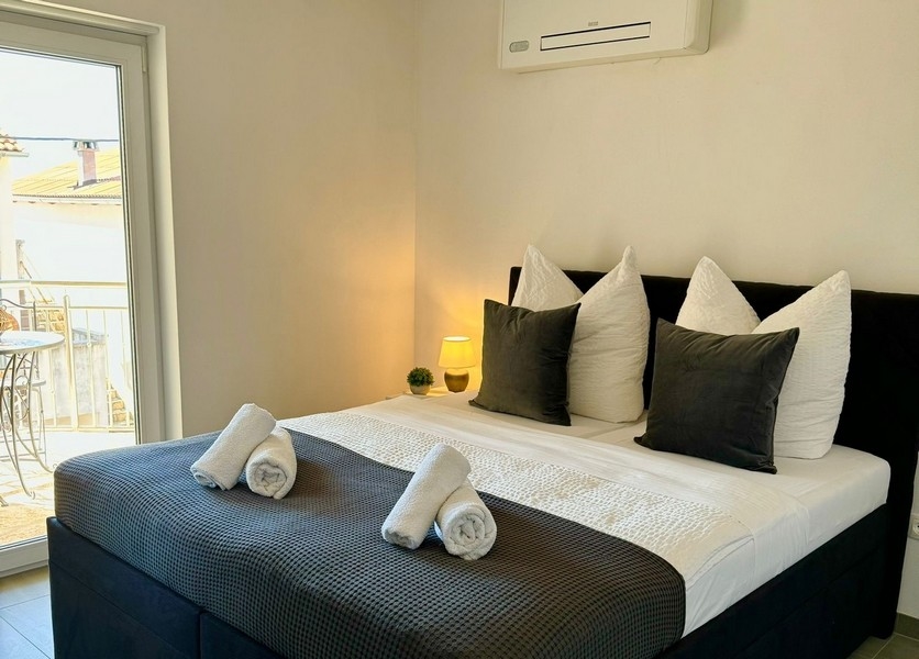 Klimatyzowana sypialnia.