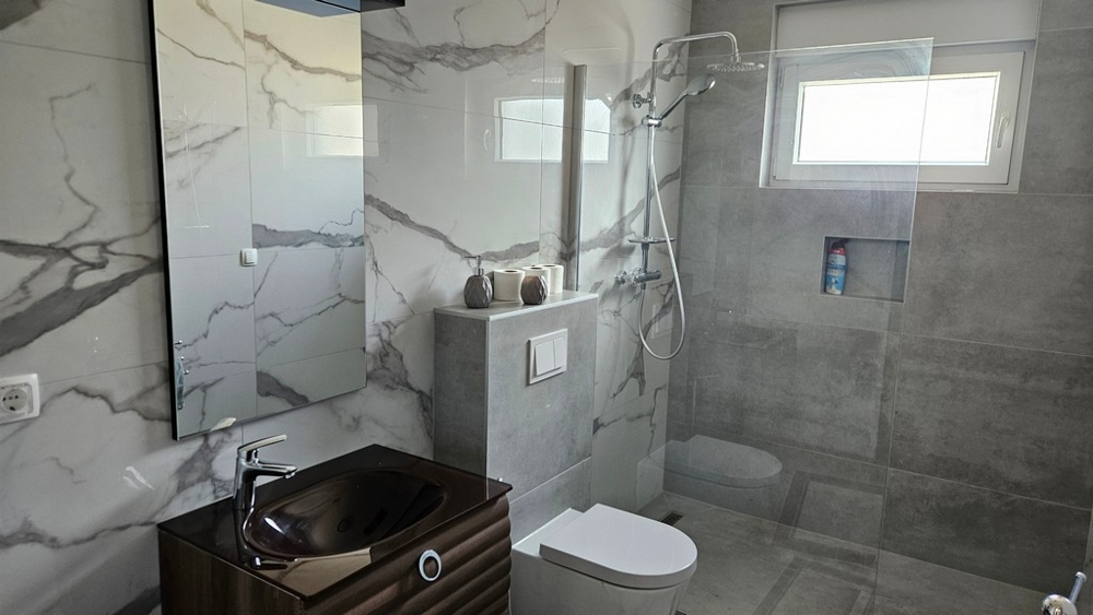 Nowoczesna łazienka.