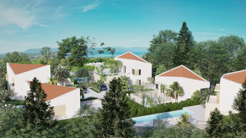 Widok na okolicę z górnej willi.