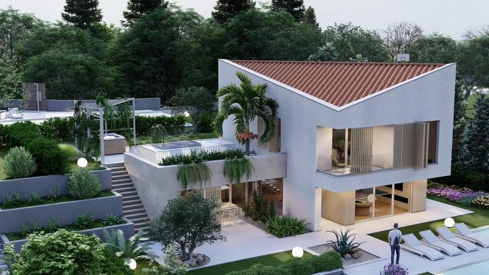 Willa H3475 kupić w Chorwacji - Panorama Scouting Real Estate Krk.