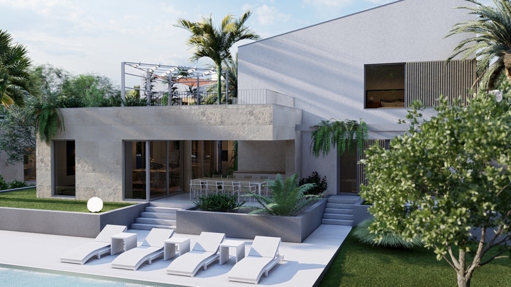 Nowoczesna willa z basenem i tarasem