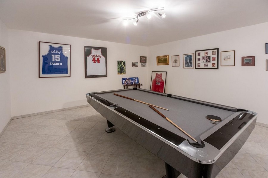 Pokój hobbystyczny ze stołem bilardowym, strefa wypoczynkowa w Willi H3492