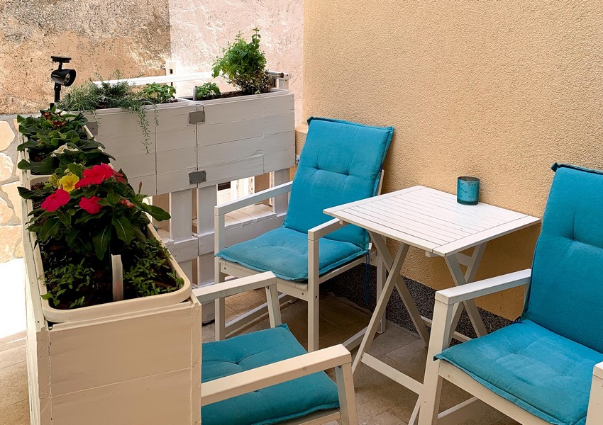 Taras nieruchomości H3497, Baska, Wyspa Krk.