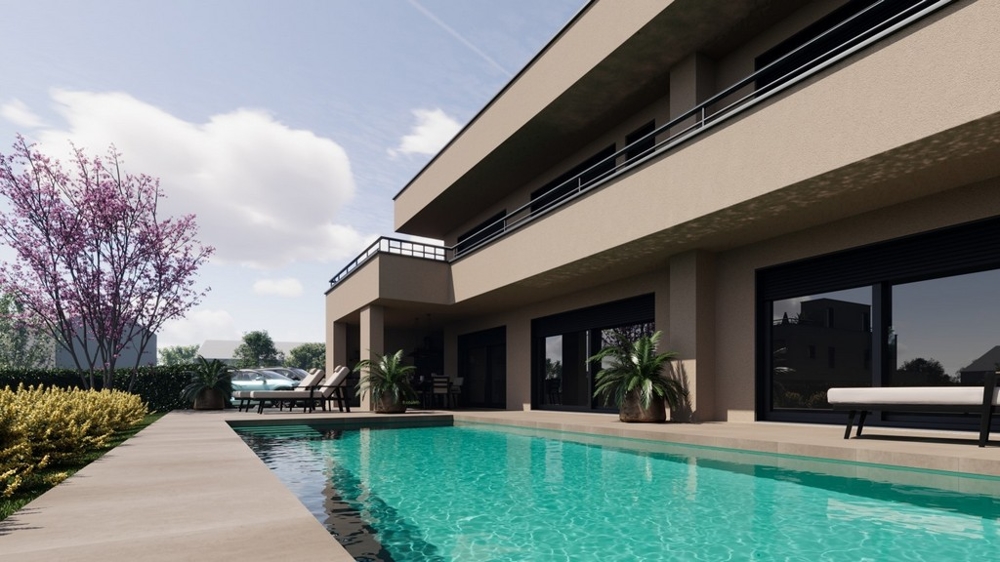 Sprzedam willę z basenem na Istrii - Panorama Harcerska.