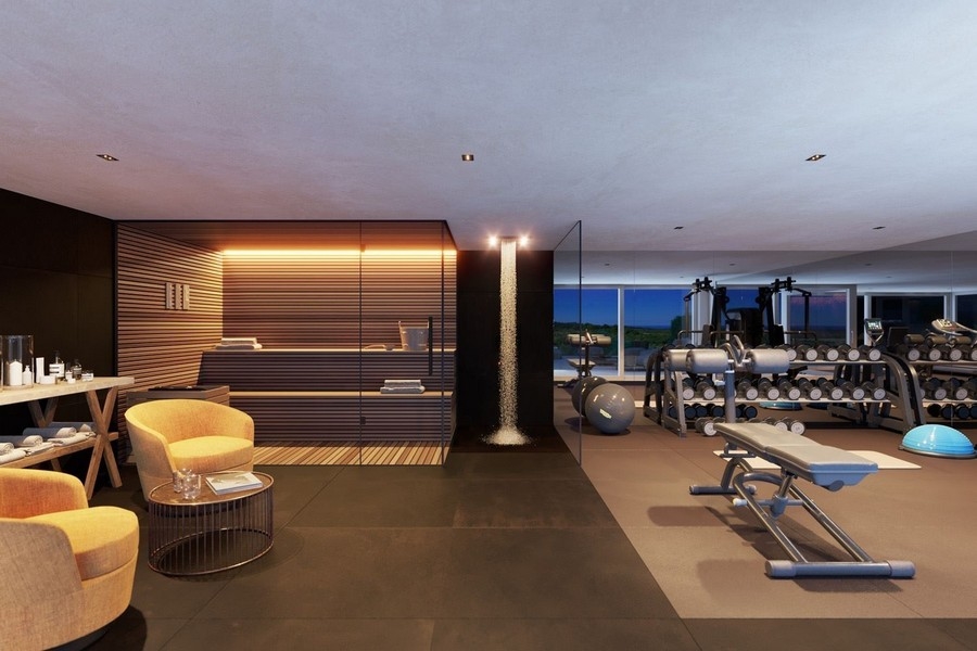 Strefa Wellness z sauną i strefą relaksu