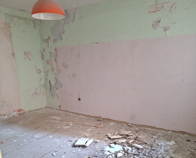 Wnętrze do remontu.