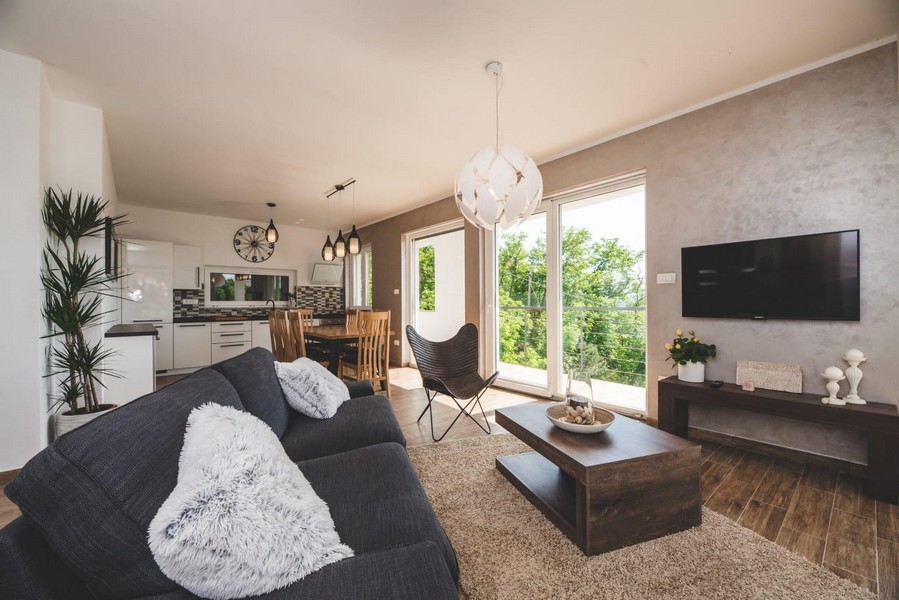 Część dzienna z wyjściem na taras