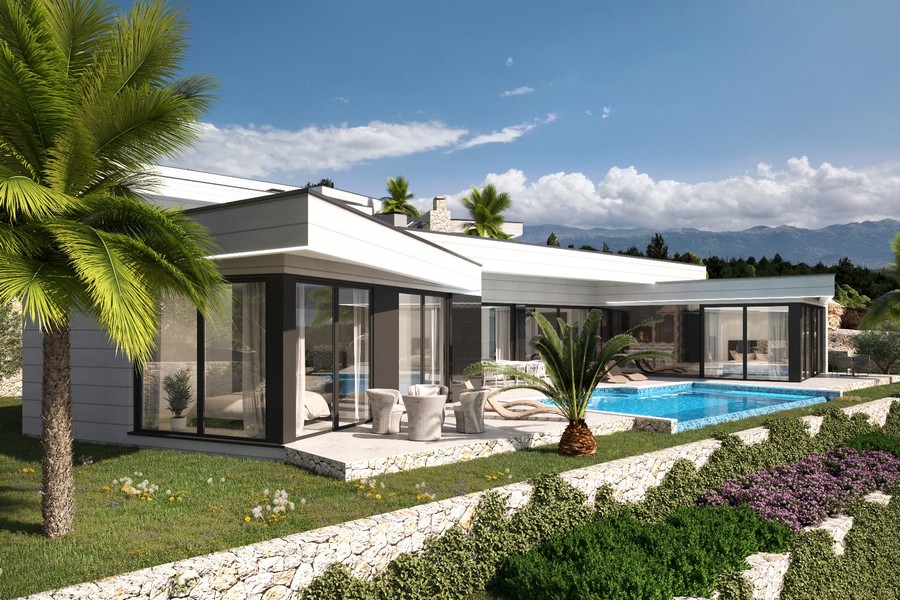 Kup luksusową willę z basenem infinity w Chorwacji - Panorama Scouting.