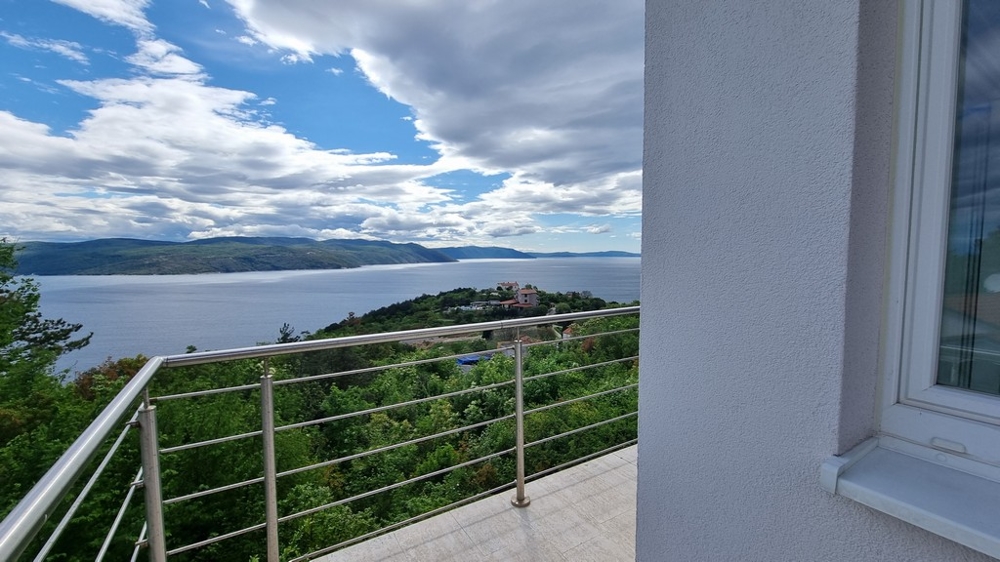 Widok na morze z nieruchomości H3590 na Istrii - Panorama Harcerska.