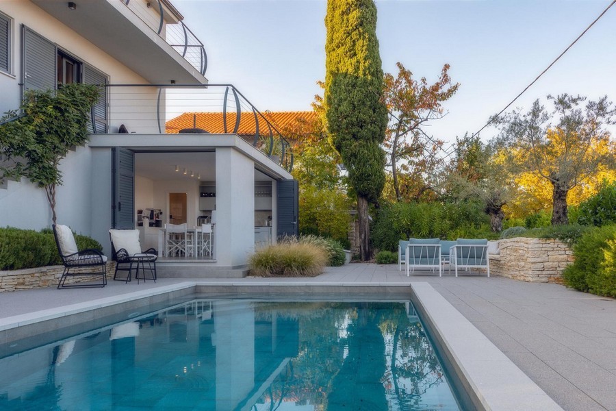 Basen w nieruchomości H3591 na wyspie Krk w Chorwacji.