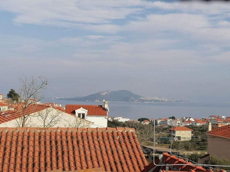 Widok na morze z nieruchomości H3596 w Chorwacji - Panorama Scouting.