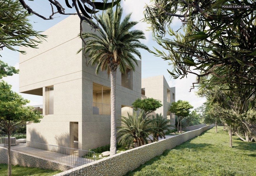 Tył willi H3615, która jest na sprzedaż na Krk.