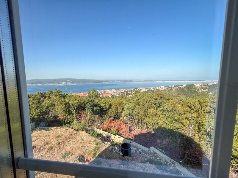 Widok na morze z nieruchomości H3638 w Crikvenicy.