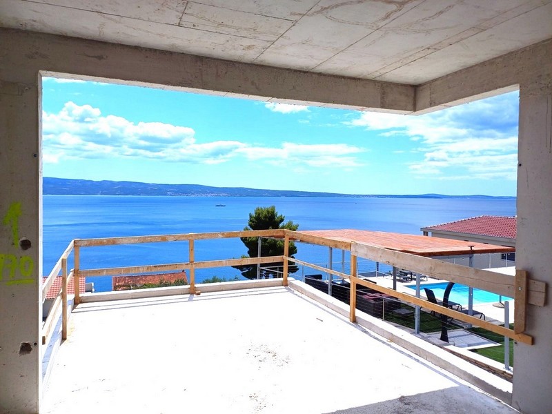 Panoramiczne widoki na morze z nieruchomości H3719 w Chorwacji.