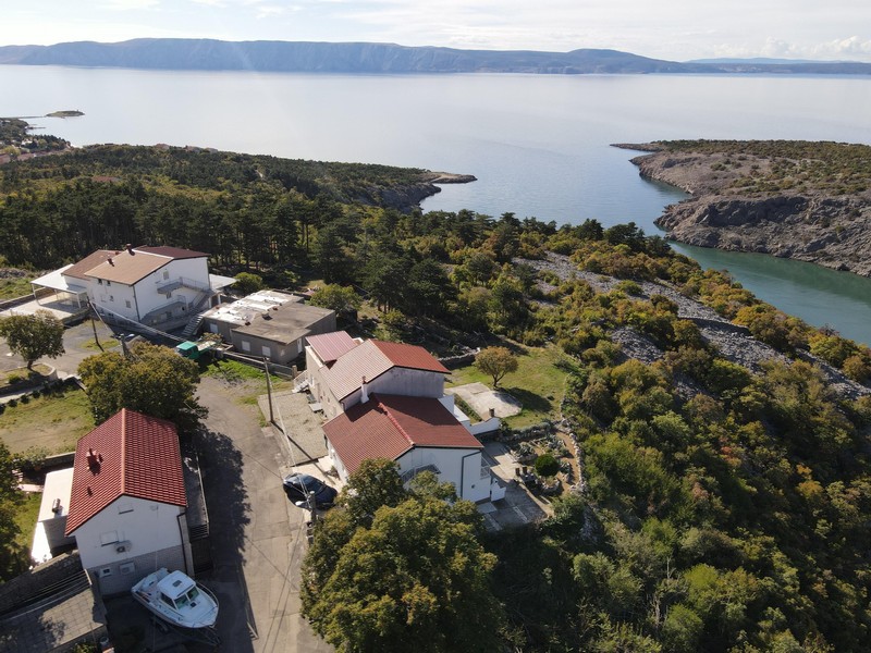 Widok na morze i okolice Klenovica koło Novi Vinodolski