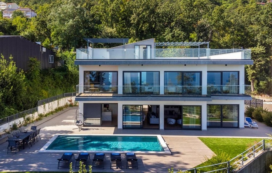 Kup willę w Chorwacji - H3753 w pobliżu Opatiji, region Lovran.