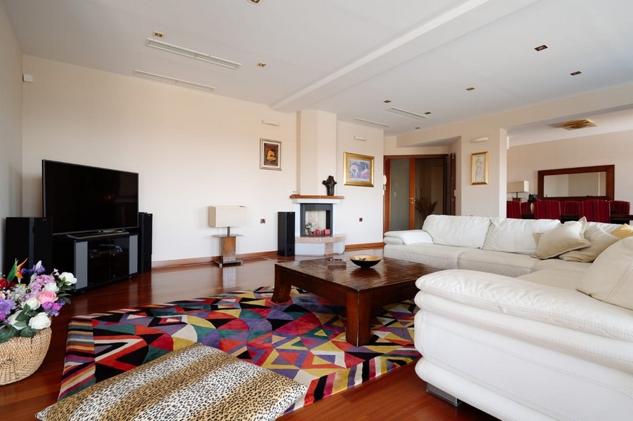 Pokój dzienny z częścią wypoczynkową