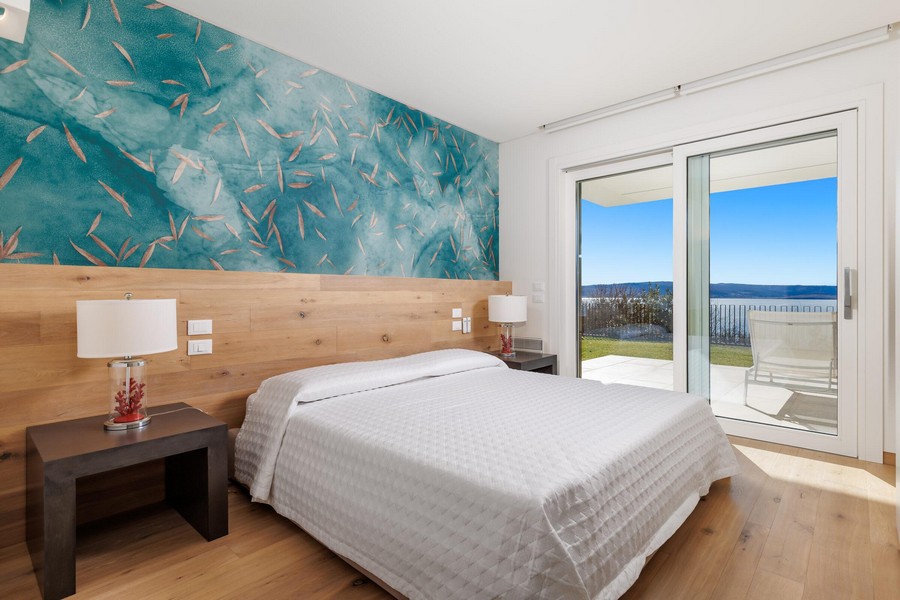 Sypialnia z wyjściem na taras