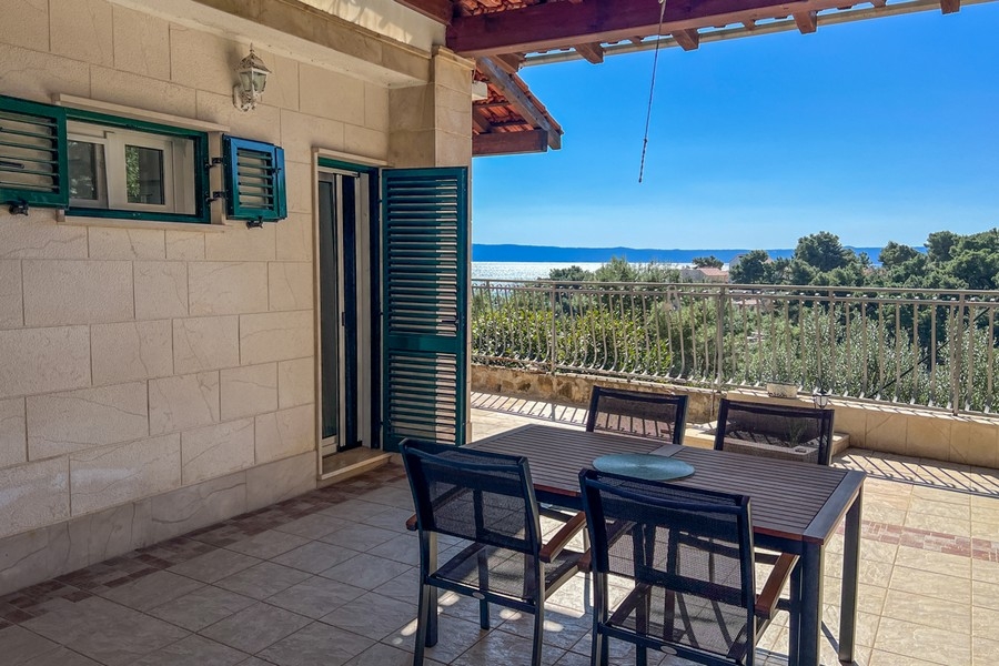 Kup śródziemnomorski dom w Dalmacji.