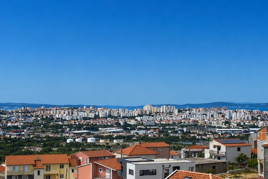 Panoramiczne widoki na Split i wybrzeże