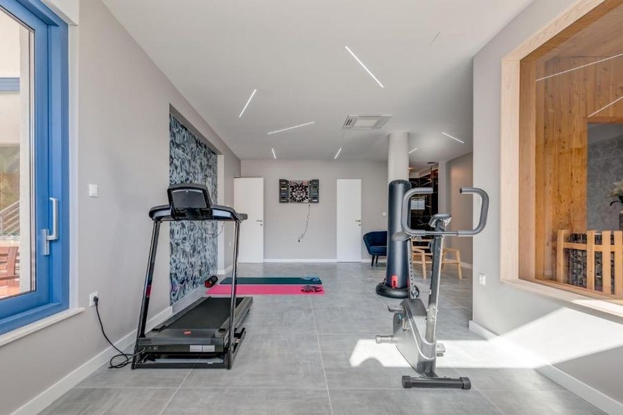 Sala fitness z sauną